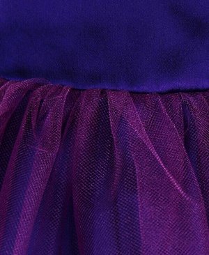 Нарядное фиолетовое платье для девочки Цвет: темно-фиолетовый