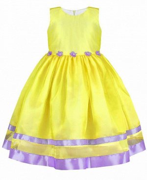 84161-ДН19 Платье р-р.104-134 Цвет: жёлтый
