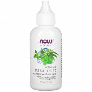 NOW Foods, Solutions, активированный спрей для носа, 59 мл (2 жидк. унции)