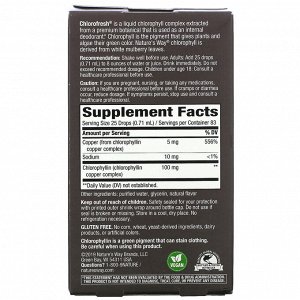 Nature's Way, Chlorofresh, капли с хлорофиллом, мята, 59 мл (2 жидк. унц.)