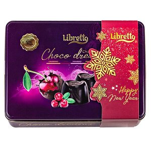 конфеты LIBRETTO (фиолетовый дизайн) CHOCO DREAMS Ж/Б 200 г 1 уп.х 10 шт.