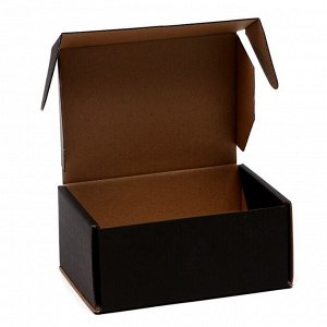Коробка самосборная, черная, 22 х 16,5 х 10 см