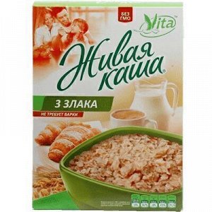 Живая каша "3 злака" 100% пророщенное зерно, 300 г, ТМ "Vita"