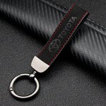 Деловой брелок для авто ключей TOYOTA с красным кантом