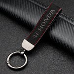 Деловой брелок для авто ключей HONDA с красным кантом