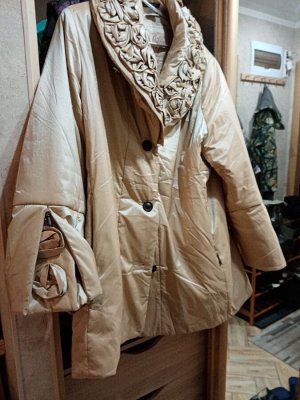 Куртка Австрия демисезонная (утепленная) бежевая  раз 60(58)