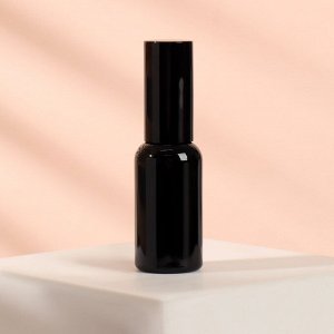 Бутылочка для хранения, с распылителем «Black», 30 мл, цвет чёрный