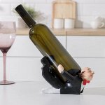 Подставка для бутылок «Забавный официант», 18x14x12 см