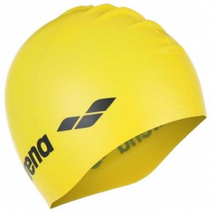 Шапочка для плавания ARENA Classic Silicone, 9166235, цвет жёлтый, силикон