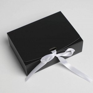 Коробка складная «Черная», 16,5 х 12,5 х 5 см