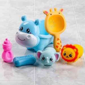 Набор игрушек для игры в ванной «Ванночка-Зоопарк», виды МИКС