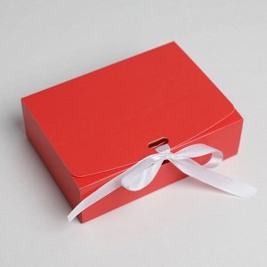 Коробка складная «Красная», 16,5 х 12,5 х 5 см