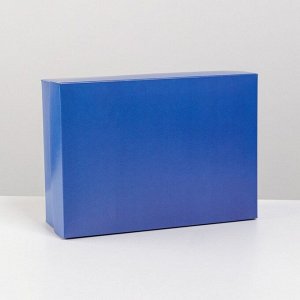 Коробка складная «Синяя», 21 х 15 х 7 см