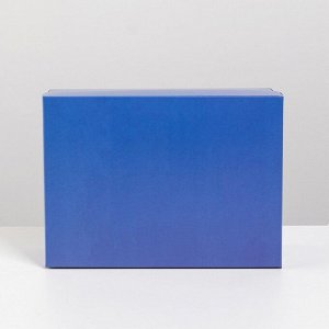 Коробка складная «Синяя», 21 х 15 х 7 см