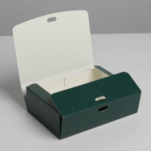 Коробка складная «Изумрудная», 16,5 х 12,5 х 5 см