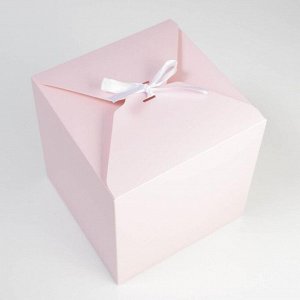 Коробка складная «Розовая», 18 ? 18 ? 18 см