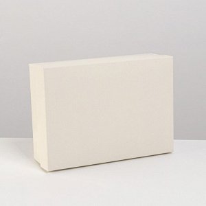 Коробка складная «Бежевая», 21 х 15 х 7 см