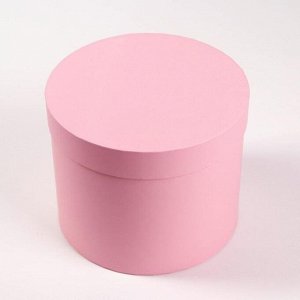 Коробка подарочная круглая «Розовый»,  15 ? 18 см