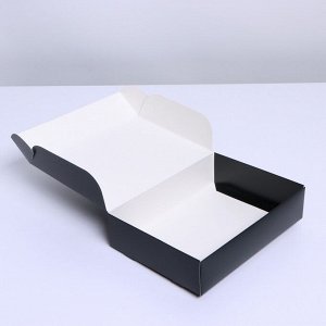 Коробка складная «Черная», 21 х 15 х 5 см