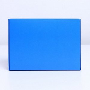 Коробка складная «Синяя», 21 х 15 х 5 см