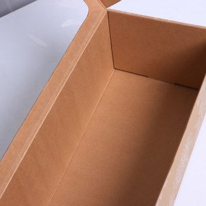 Коробка складная с PVC-окном «Для тебя», 16 ? 35 ? 12 см