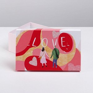 Набор подарочных коробок 6 в 1 «Love», 20 х 12.5 х 7.5 ? 32.5 х 20 х 12.5 см