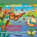 Ж-л Животные дикой природы №40 Животные Леса+ 3 игрушки 28стр., 200х200х50мм, Мягкая обложка