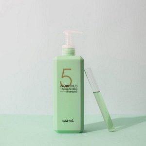 Глубокоочищающий шампунь с пробиотиками Masil 5 Probiotics Scalp Scaling Shampoo, 500 мл