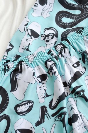 Женская пижама с шортами Hot Story Bitch (топ + шорты)