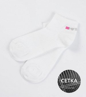 НОСКИ ЖЕНСКИЕ БЕЛЫЕ СПОРТИВНЫЕ КОРОТКИЕ