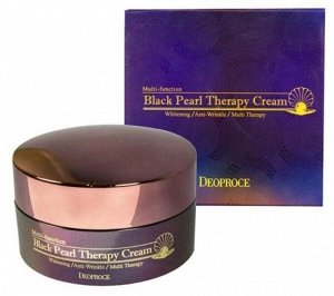 Deoproce Крем для лица с черным жемчугом антивозрастной Black Pearl Therapy Cream, 100 гр