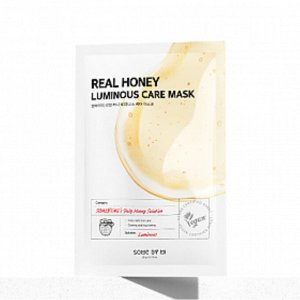 Some By Mi Тканевая маска для лица с экстрактом мёда Real Honey Luminous Care Mask, 20гр