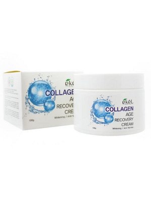 Ekel Крем для лица с коллагеном Collagen Age Recovery Cream, 100гр