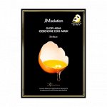 JMSolution Очищающая яичная тканевая маска Glory Aqua Idebenone Egg Mask Deluxe, 30мл