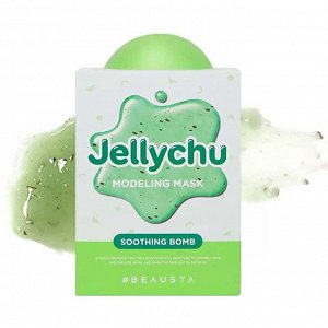 Beausta Альгинатная маска для лица с мадекассосидом и чайным деревом Jellychu Modeling Mask, 50 гх2 шт+5 гх2 шт