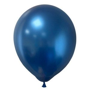Воздушный шар 11"/28см Хром PLATINUM Blue 25шт