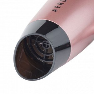 Dewal Beauty Фен для волос дорожный Aero Rose HD1002-Rose, чёрно-розовый, 1400 Вт