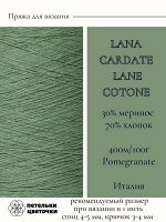 Пряжа для вязания Lanecardate, 100 гр., Calliste Green