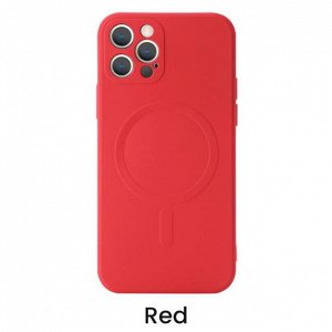 Силиконовый цветной чехол для Iphone MagSafe  Full Cover (+Камера)