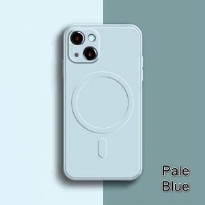 Силиконовый цветной чехол для Iphone MagSafe  Full Cover (+Камера)