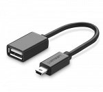Кабель mini USB-OTG 0,10 м.