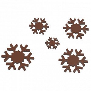 Форма для шоколада «Снежинка» CW1770 поликарбонатная, Chocolate World, Бельгия