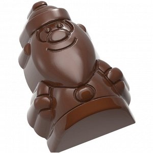 Форма для шоколада «Санта Клаус» CW1737 поликарбонатная, Chocolate World, Бельгия