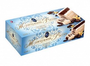 Жемчужина России пломбир с шоколадным топингом рулет 400гр (1/6)