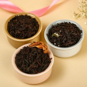 Набор чая «8 марта», вкусы: малины, жасмин, груша, 150 г (3 шт. x 50 г.)