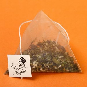 Чай в пирамидке «Проблема», вкус: кокосовая мята, 3 г.