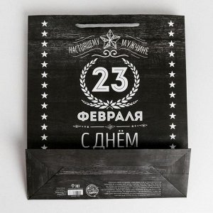 Пакет ламинированный вертикальный «Защитнику», ML 23 × 27 × 11,5 см