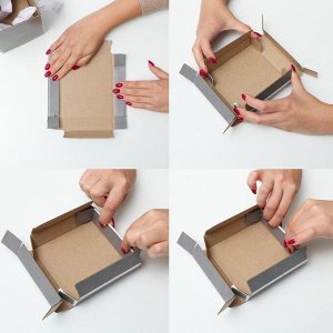 Коробка складная «Доски», 10 x 18 см