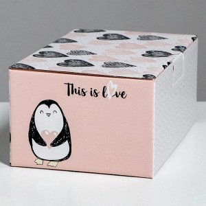 Коробка‒пенал «This is love», 22 x 15 x 10 см