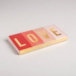 Коробка для шоколада «With Love», 17.3 × 8.8 × 1.5 см